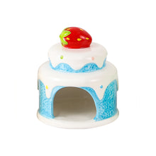 Load image into Gallery viewer, Ceramic Hamster House for Small Animals Outdoor Mushroom Cave Small Animal Food for Home Hamster Keeping Gifts