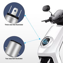 Load image into Gallery viewer, Motorcycle LED Headlight with Cooling Fun H4 BA20D High Low Beam Scooter Motorbike Headlamp Super Bright Light Front Lamp