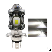 Load image into Gallery viewer, Motorcycle LED Headlight Projector Lens H4/BA20D/H6 LED COB Fog Lamp Bulb ATV Scooter Driving Spotlight Lamp