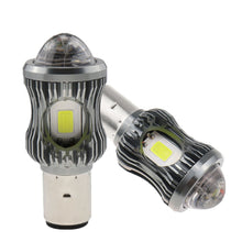 Load image into Gallery viewer, Motorcycle LED Headlight Projector Lens H4/BA20D/H6 LED COB Fog Lamp Bulb ATV Scooter Driving Spotlight Lamp