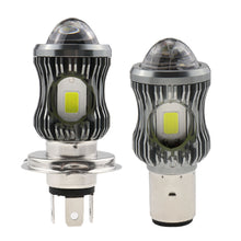 Load image into Gallery viewer, Motorcycle LED Headlight Projector Lens H4/BA20D/H6 LED COB Fog Lamp Bulb ATV Scooter Driving Spotlight Lamp