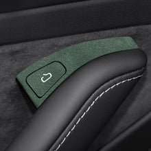 Load image into Gallery viewer, 4Pcs/Set Car Interior Door Switch Button Decor Cover Control Panel Trim Sticker Suede For Tesla Model 3 Y 2019-2023 Accessories