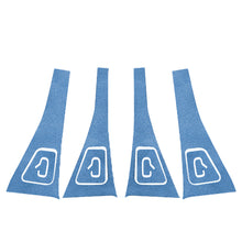 Load image into Gallery viewer, 4Pcs/Set Car Interior Door Switch Button Decor Cover Control Panel Trim Sticker Suede For Tesla Model 3 Y 2019-2023 Accessories
