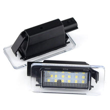 Load image into Gallery viewer, 1/2pcs 12V Car LED Number Plate Lamp White License Plate Light Assembly For Nissan Dacia Duster 2018 2019 2020 2021 2022