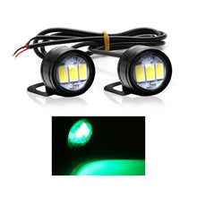 Load image into Gallery viewer, 2Pcs Motorcycle Auto LED DRL Daytime Running Lights Eagle Eye Backup Lamp Automobiles Reversing Parking Turn Signal Lamp