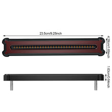 Load image into Gallery viewer, 3 in 1 109LED Automobile Truck Trailer Light Brake Lights Waterproof LED Red + Yellow RV Tail Flowing Signal Lamp Accessories