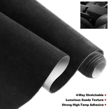 Load image into Gallery viewer, 20x30cm 20/30/40/50x150cm Suede Fabric Self-adhesive Adhesive Cloth Decal Car Interior Modification Door Panel Center Console Sticker DIY