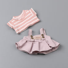 Load image into Gallery viewer, Miniature Pink Dress for 17cm Labubu Dolls Cute DIY Doll Clothes Fashion Accessories Lovely Outfit Gifts for Girls Friends
