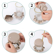 Load image into Gallery viewer, Large Intestine Hair Ring Cup Cover Set Nightclub Anti Drug Artifact Waterproof Cup Cover Elastic Rubber Band Cup Cover Hair Rope