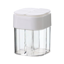 Load image into Gallery viewer, 4 in 1 Seasoning Box Kitchen Flip Cover Transparent Seasoning Can Outdoor Barbecue Portable Grid Seasoning Box