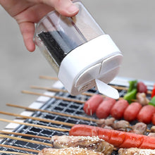 Load image into Gallery viewer, 4 in 1 Seasoning Box Kitchen Flip Cover Transparent Seasoning Can Outdoor Barbecue Portable Grid Seasoning Box