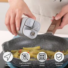 Load image into Gallery viewer, 4 in 1 Seasoning Box Kitchen Flip Cover Transparent Seasoning Can Outdoor Barbecue Portable Grid Seasoning Box