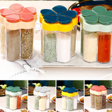 Load image into Gallery viewer, 5 in 1 Seasoning Bottle Household Use Sealed with Labels Moisture-proof Flip Cover Seasoning Can Kitchen Simple Seasoning Can