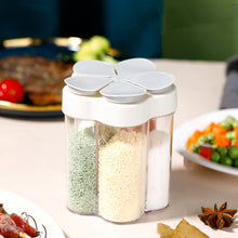 Load image into Gallery viewer, 5 in 1 Seasoning Bottle Household Use Sealed with Labels Moisture-proof Flip Cover Seasoning Can Kitchen Simple Seasoning Can