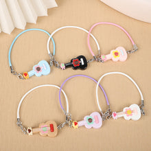 Load image into Gallery viewer, Dollhouse Mini Pendant Guitar Cartoon Cute Little Mini Musical Instrument Ornament Cartoon Pendant Sweet Couple Best Friend Gift
