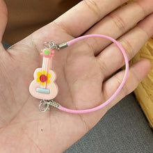 Load image into Gallery viewer, Dollhouse Mini Pendant Guitar Cartoon Cute Little Mini Musical Instrument Ornament Cartoon Pendant Sweet Couple Best Friend Gift