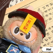Load image into Gallery viewer, For Labubu 17cm Pendant Doll Outfit Cute and Auspicious Zombie Replacement Outfit Good Luck Cute Doll Mini Clothes