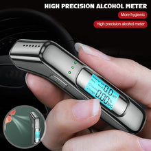 Load image into Gallery viewer, Automatic Breath Digital Alcohol Tester Professional Alcohol Detector Breathalyzer Alcotester LCD Display Drunk Driving Test