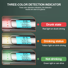 Load image into Gallery viewer, Automatic Breath Digital Alcohol Tester Professional Alcohol Detector Breathalyzer Alcotester LCD Display Drunk Driving Test