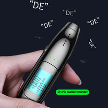 Load image into Gallery viewer, Automatic Breath Digital Alcohol Tester Professional Alcohol Detector Breathalyzer Alcotester LCD Display Drunk Driving Test