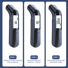 Load image into Gallery viewer, Portable Digital Alcohol Tester Professional Alcohol Detector Breathalyzer Alcotester LCD Display Automatic Breath Drunk Driving Alcohol Test