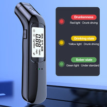 Load image into Gallery viewer, Portable Digital Alcohol Tester Professional Alcohol Detector Breathalyzer Alcotester LCD Display Automatic Breath Drunk Driving Alcohol Test