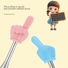 Load image into Gallery viewer, 1PC Stainless Steel Teaching Tools Finger Design Whiteboard Pointer Teaching Stick Finger Reading Sticks Handheld Presenter
