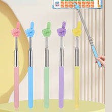 Load image into Gallery viewer, 1PC Stainless Steel Teaching Tools Finger Design Whiteboard Pointer Teaching Stick Finger Reading Sticks Handheld Presenter