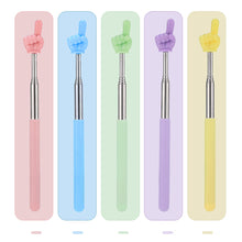 Load image into Gallery viewer, 1PC Stainless Steel Teaching Tools Finger Design Whiteboard Pointer Teaching Stick Finger Reading Sticks Handheld Presenter