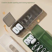 Load image into Gallery viewer, 7 Compartments Organizer Charger Cord Storage Box Data Cable Storage Case Reusable Cable Storage Box For Home Travel New