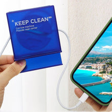 Load image into Gallery viewer, Portable Transparent Cable Organizer Cord Management Usb Cable Winder Retractable Phone Holder Charger Wire Storage Protector