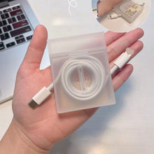 Load image into Gallery viewer, Portable Transparent Cable Organizer Cord Management Usb Cable Winder Retractable Phone Holder Charger Wire Storage Protector