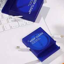 Load image into Gallery viewer, Portable Transparent Cable Organizer Cord Management Usb Cable Winder Retractable Phone Holder Charger Wire Storage Protector