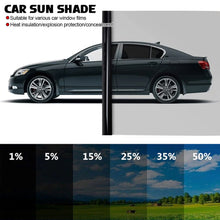 Load image into Gallery viewer, 300*50CM Car Window Privacy Tint Film with Pearl Stick Auto Vinyl Anti Look Glass Sticker Foils Ceramic Solar UV Protector Sunshade