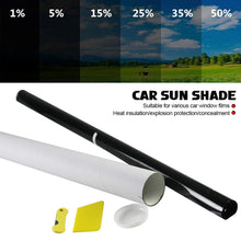 Load image into Gallery viewer, 300*50CM Uncut Roll Car Window Tint Film No Damage Insulation Polarized Film Auto window Sunshade for Car UV Home Office Glass