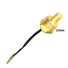 Load image into Gallery viewer, 12V/24V Car Water Temperature Sensor 10MM 12MM 14MM 16MM 17MM 21MM 50K Head Plug Truck 1/8NPT 3/8NPT Water Temp Sensor