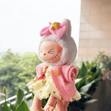 Load image into Gallery viewer, Miniature Colorful Dress and Sweater Set for 17cm Labubu Dolls Cute DIY Doll Clothes Fashion Accessories Lovely Outfit Gifts for Girls Friends
