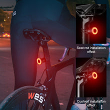 Load image into Gallery viewer, Mountain Bike Intelligent Sensing Taillight Type-C Charging Outdoor Night Riding Safety Warning Light Riding Equipment