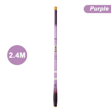Load image into Gallery viewer, 1PC 1.8/2.1/2.4M Shrinkable Small Carbon Pole 46CM Short Section Portable Stream Fishing Rod Fishing Accessories