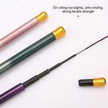 Load image into Gallery viewer, 1PC 1.8/2.1/2.4M Shrinkable Small Carbon Pole 46CM Short Section Portable Stream Fishing Rod Fishing Accessories
