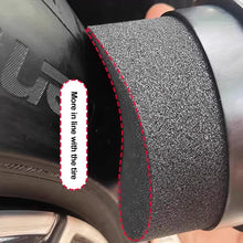 Load image into Gallery viewer, Car Tire Waxing Sponge Wax Applicator Pad with Lid Curved Shaped Easy Waxing Tire Sponge Tire Cleaning Tools