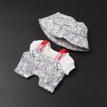 Load image into Gallery viewer, Miniature Cartoonist Overalls Set for 17cm Labubu Dolls Cute DIY Doll Clothes Fashion Accessories Lovely Outfit Gifts for Girls Friends