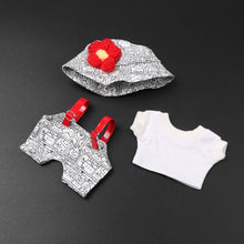 Load image into Gallery viewer, Miniature Cartoonist Overalls Set for 17cm Labubu Dolls Cute DIY Doll Clothes Fashion Accessories Lovely Outfit Gifts for Girls Friends