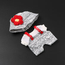 Load image into Gallery viewer, Miniature Cartoonist Overalls Set for 17cm Labubu Dolls Cute DIY Doll Clothes Fashion Accessories Lovely Outfit Gifts for Girls Friends