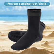 Load image into Gallery viewer, 1Pair 3MM Professional Mid-Calf Diving Socks Anti-Slip Wear-Resistant Warm Surfing Socks Diving Equipment