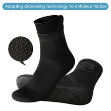 Load image into Gallery viewer, 1Pair 3MM Professional Mid-Calf Diving Socks Anti-Slip Wear-Resistant Warm Surfing Socks Diving Equipment