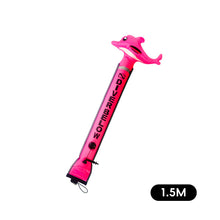 Load image into Gallery viewer, 1.5M/1.8M Cartoon-Head Diving SMB Buoy Rod Professional Diving Surface Marker Buoy Safety Warning Stick Diving equipment