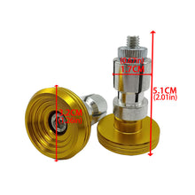 Load image into Gallery viewer, 2Pcs CNC Aluminum Motorcycle Handlebar Grips Bar End Cap Plugs Slider for 16-18mm Motorbike Handle