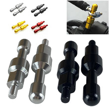 Load image into Gallery viewer, 2Pcs M8 Motorcycle Electric Bike CNC Aluminum Rear View Mirror Hole Decorative Plugs Screws Cover Screw Cap Extension