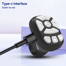 Load image into Gallery viewer, 8 Button Bluetooth Remote Control Scrolling Ring E-book Page Turner for Tiktok Mobile Video Remote Control Selfie Stick Camera Controller